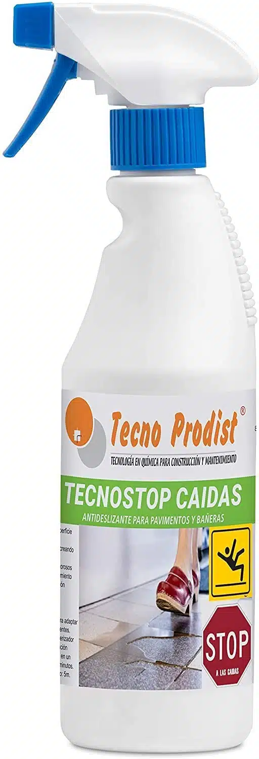 TECNO STOP CAIDAS • LÍQUIDO ANTIDESLIZANTE SUELO CERÁMICO Y BAÑERAS