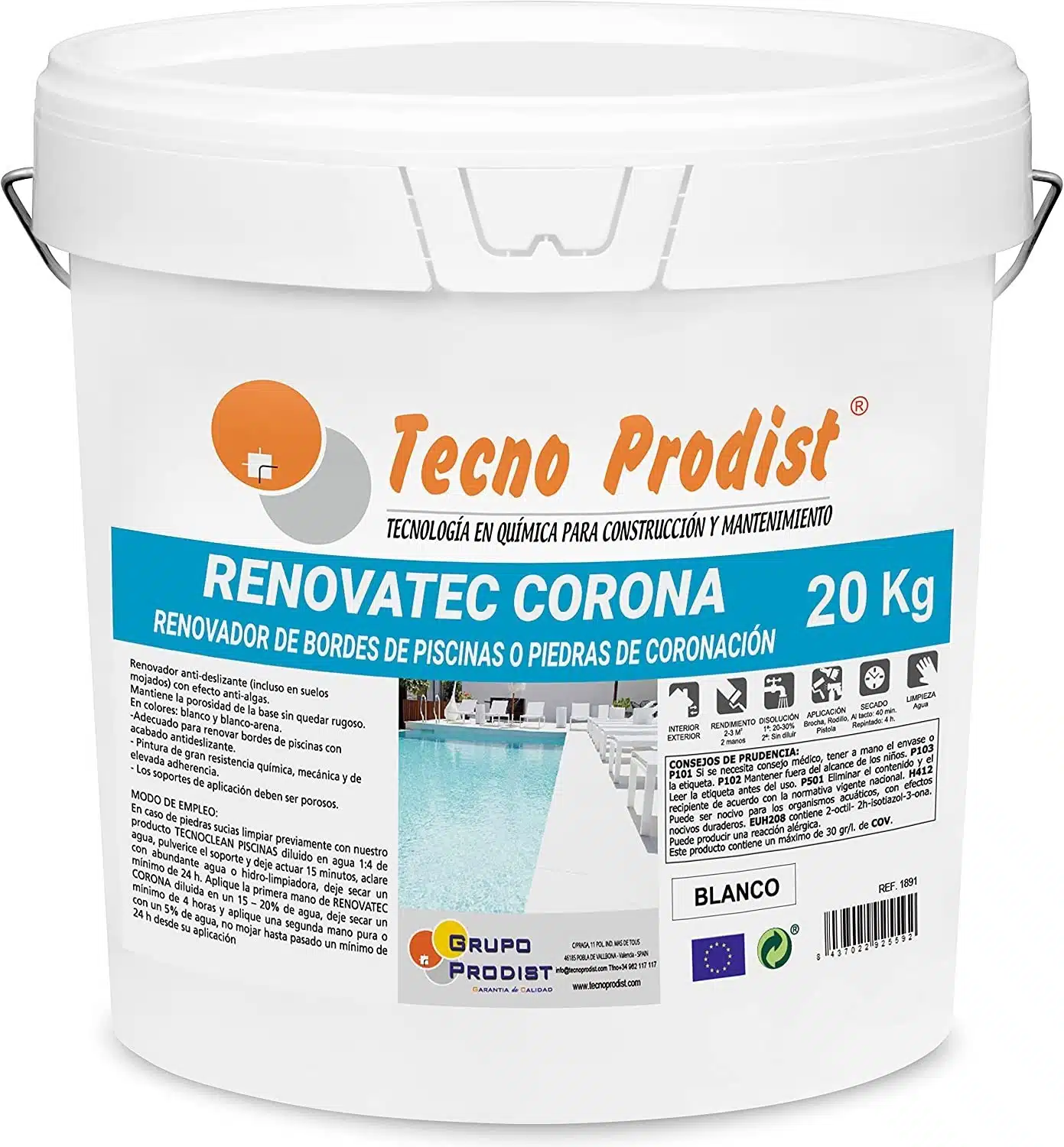 RENOVATEC CORONA • Pintura renovación bordes piscinas y piedra coronación - Imagen 9