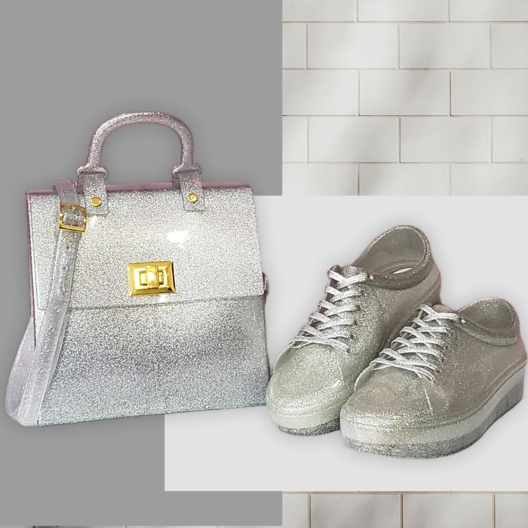 Bolso Petit Escarchado Impermeable - Imagen 4